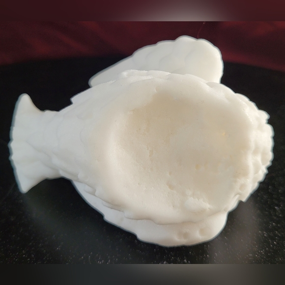 Vintage Alabaster White Dove Love Bird - Picture 11 of 11